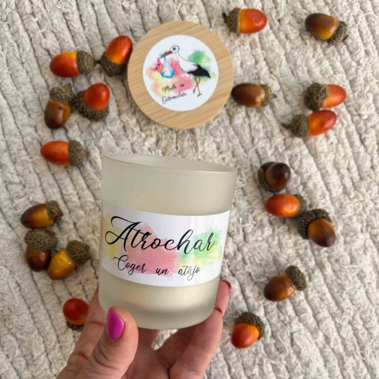Ajecho vela aromatica palabrina Atrochar tapa mano scaled