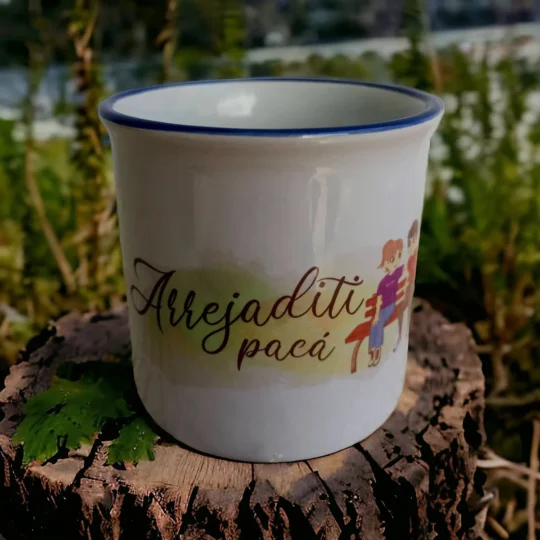 Taza cerámica Arrejaditi pacá Prenda