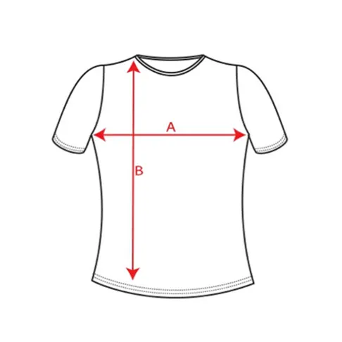 Guía de tallas camiseta unisex