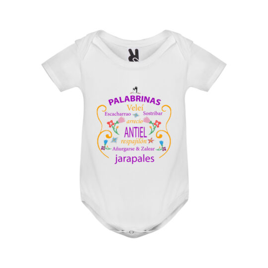 Body bebé Palabrinas – prenda con expresiones extremeñas