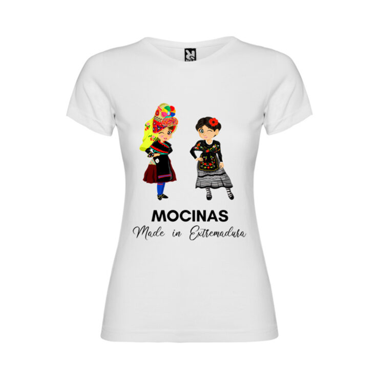 Camiseta chica Mocinas Made in Extremadura de Ajecho