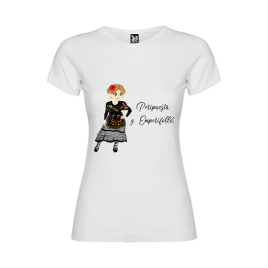 Camiseta para chica con expresión extremeña Peripuesta y Emperifollá