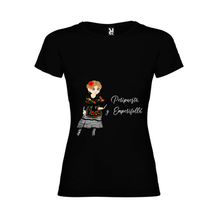 Camiseta para chica con expresión extremeña Peripuesta y Emperifollá