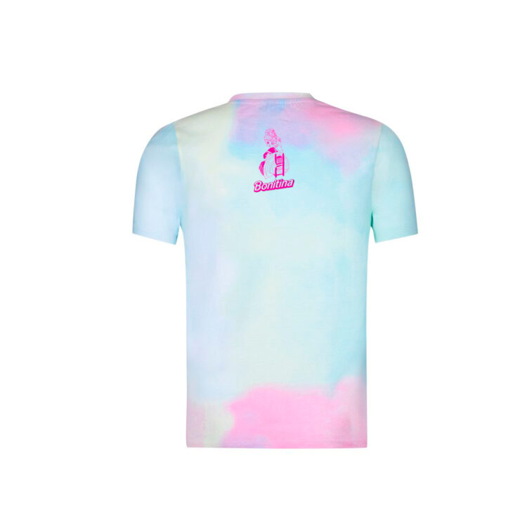 Ajecho Unisex camiseta bonitina tie dye trasero