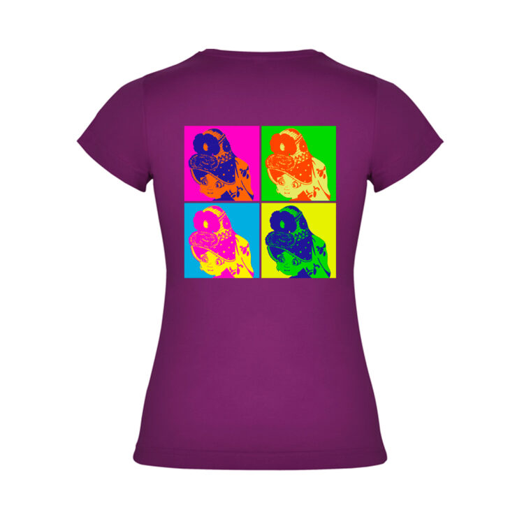 Camiseta Ajecho Femenina lila outlet detras warhol 1