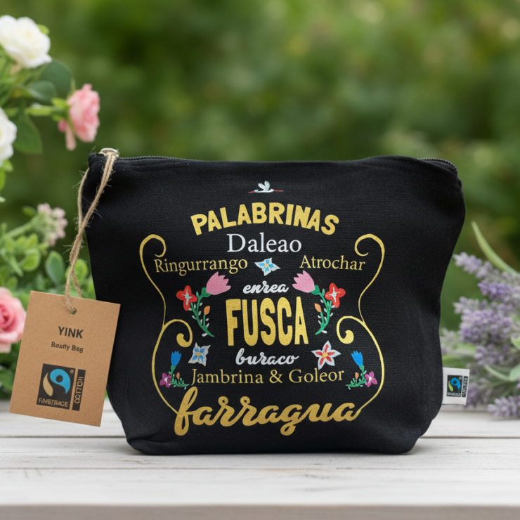 ajecho neceser algodon fairtrade palabrinas
