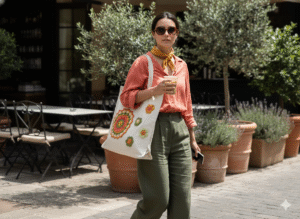 ajecho totebag boton mollica salmon modelo