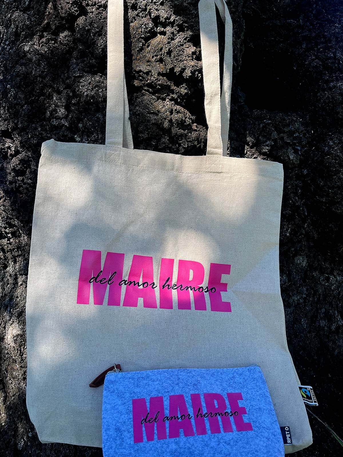 ajecho Totebag maire algodon beige neceser dehesa