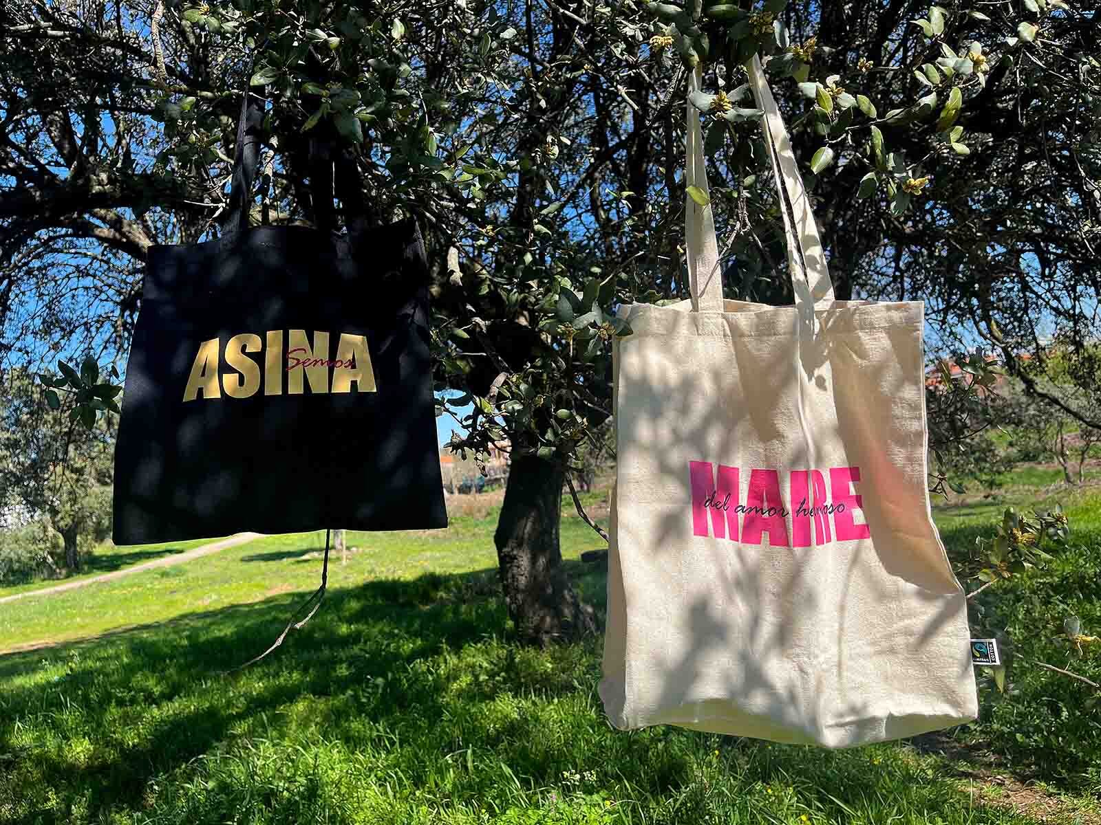 ajecho Totebag maire asina algodon arbol