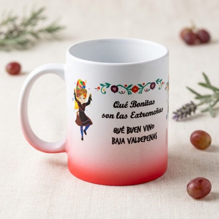 Ajecho taza que bonitas son las extremenas