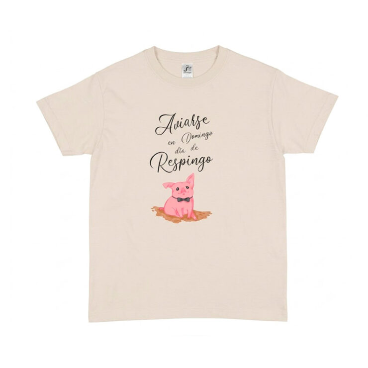 Ajecho camiseta aviarse domingo nino blanca