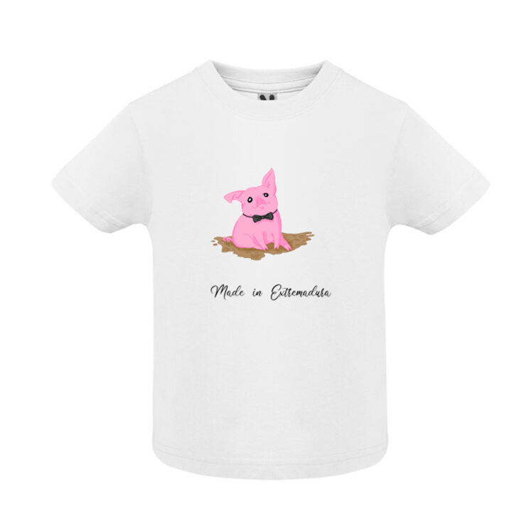 Ajecho camiseta infantil bebe Bartolin Made in Extremadura